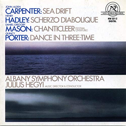 CD cover for “Carpenter: Sea Drift” with ocean wave imagery.