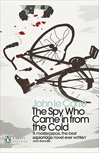 Book cover: broken bicycle and feet with red splashes, text details.