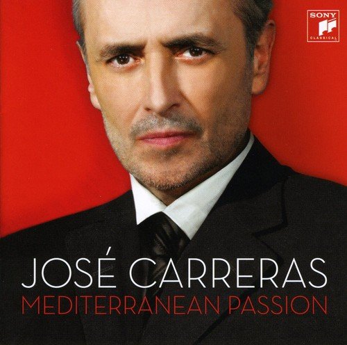 CD cover featuring portrait of José Carreras against a red background.