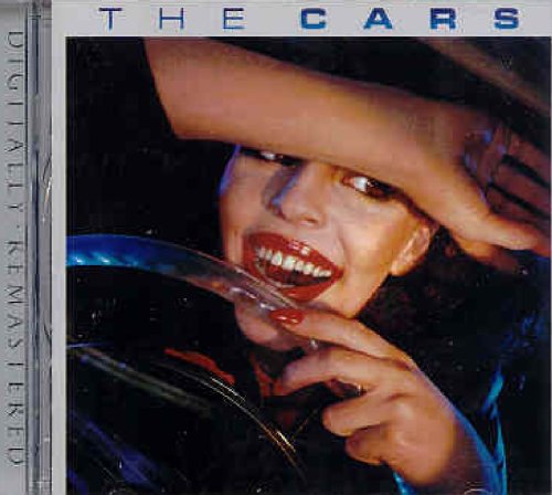 CD cover for The Cars album, featuring a woman’s face and red lips.