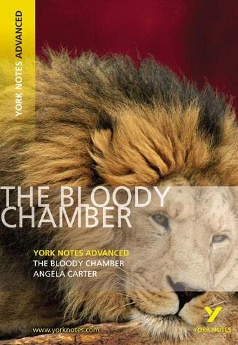Book cover: “The Bloody Chamber” with a lion’s face and mane.