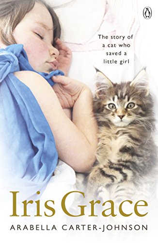 Book cover featuring a sleeping girl in blueCCS blue and a fluffy cat.