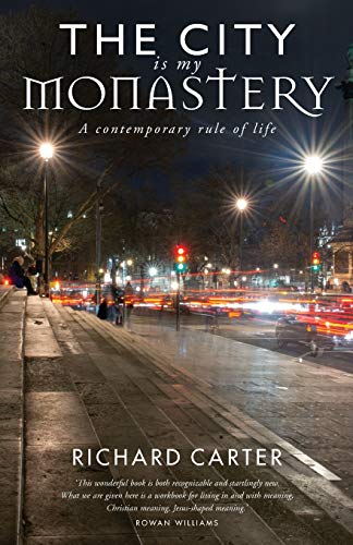 Book cover with city lights blurred in the background at night.