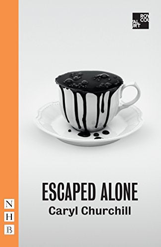 Book cover showing a teacup overflowing with black liquid on a white background.