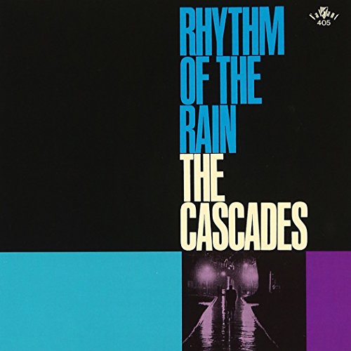 CD cover for “Rhythm Of The Rain” by The Cascades, blue and purple.