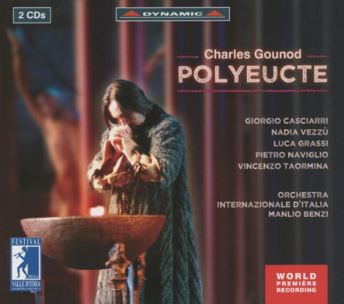 CD cover for Gounod’s *Polyeucte*, featuring a man in prayer.