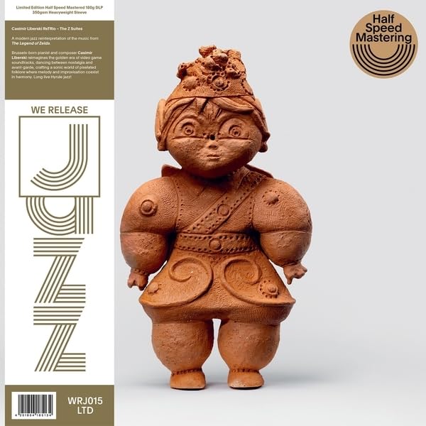 Vinyl record cover featuring a terracotta figurine of a child.