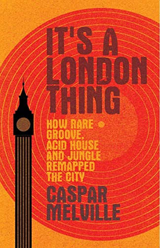 Book cover: "It's a London Thing" with Big Ben and record design.