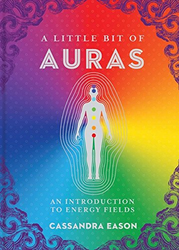 Book cover with colorful aura illustration of a human figure.