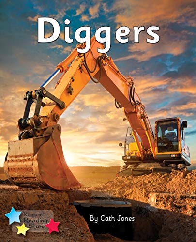 Book cover featuring an orange excavator digging in dirt.