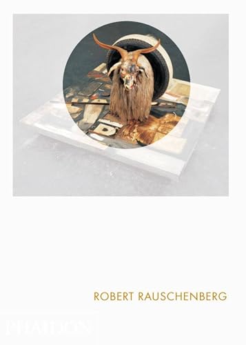 Taxidermied goat standing on a patterned surface, book cover detail.