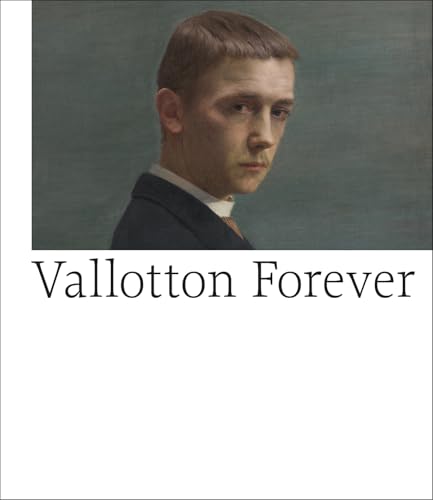 Portrait of Félix Vallotton, a man in a dark suit, with book title.