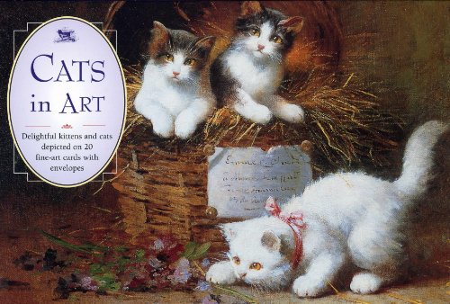 Pack of āCats in Artā gift cards featuring kittens in a basket.