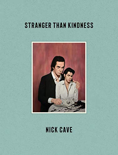 Book cover featuring a painting of Nick Cave with a younger version of himself.