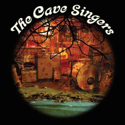 Album cover for The Cave Singers’ “Welcome Joy” featuring a band in a room.