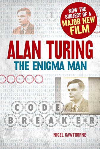 Book cover featuring Alan Turing, with code imagery and "Major Film" notice.
