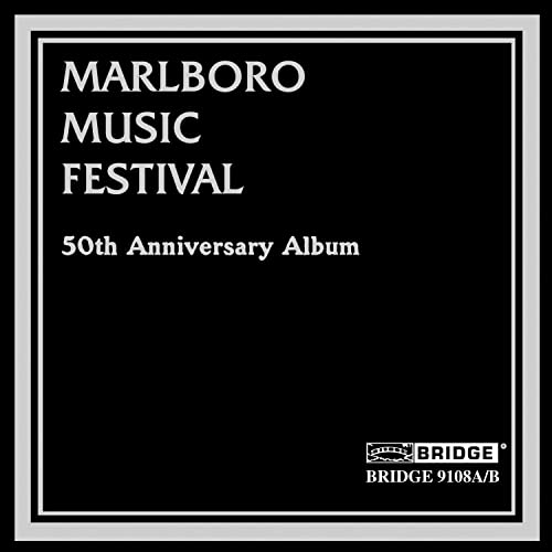 Black CD case with white "Marlboro Music Festival" text and logo.
