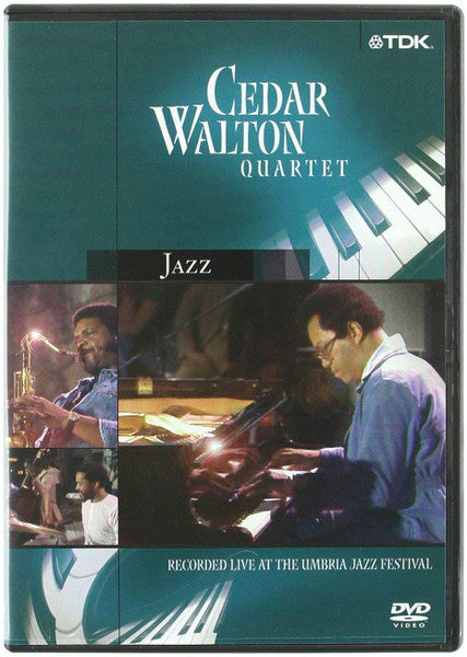 DVD cover featuring Cedar Walton Quartet performing jazz music live.