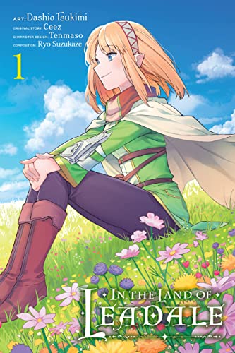Manga volume one cover: a young woman in fantasy attire sits in flowers.