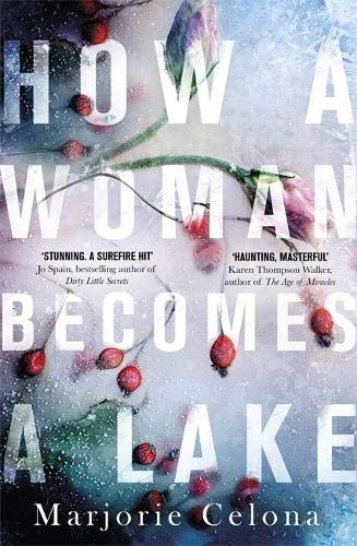 Book cover with floral imagery and large, white title text.
