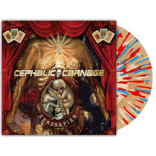 Cephalic Carnage “Xenosapien” vinyl record with alien-themed cover art.