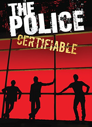 Certifiable" DVD cover featuring The Police band silhouetted against red.