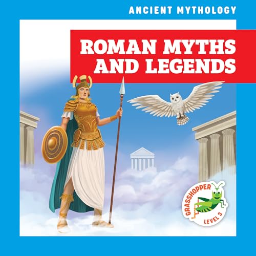 Book cover depicting a Roman soldier, an owl, and classical architecture.