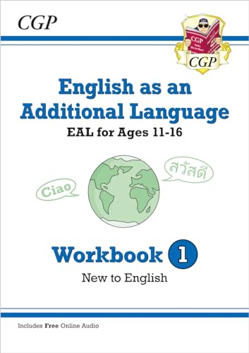 CGP English as an Additional Language Workbook 1 cover for ages 11-16.