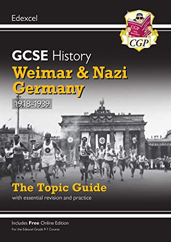 GCSE History revision guide cover: Weimar & Nazi Germany, 1918-1939.