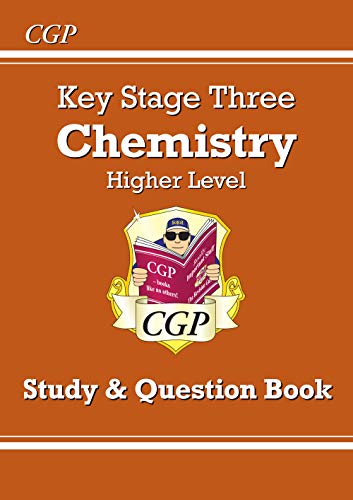 Orange KS3 Chemistry study book with shield and book illustration.