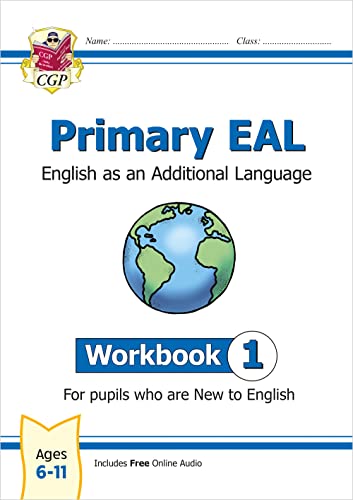 Primary EAL Workbook 1 for ages 6-11 with a globe illustration on the cover.