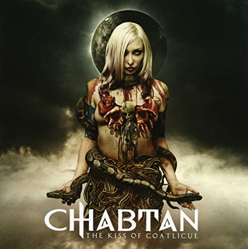 CD cover: woman with pale hair, dark imagery, and snake motifs.