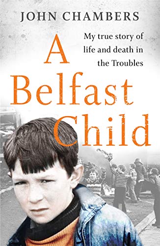 Book cover featuring a young boy in the foreground with a street scene behind.