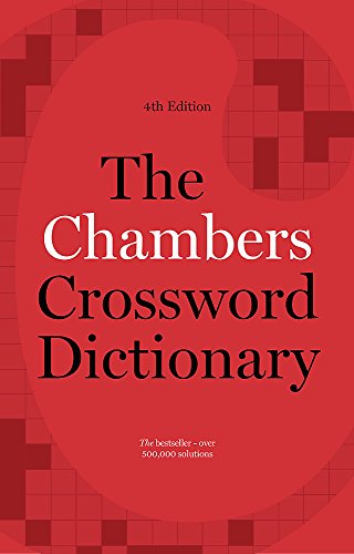 Red cover of "The Chambers Crossword Dictionary," 4th Edition.