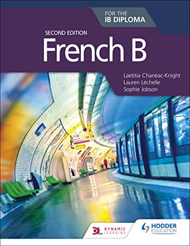 Textbook cover for "French B for the IB Diploma," Second Edition.