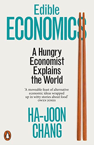 Book cover: āEdible Economicsā with text and a pair of chopsticks.