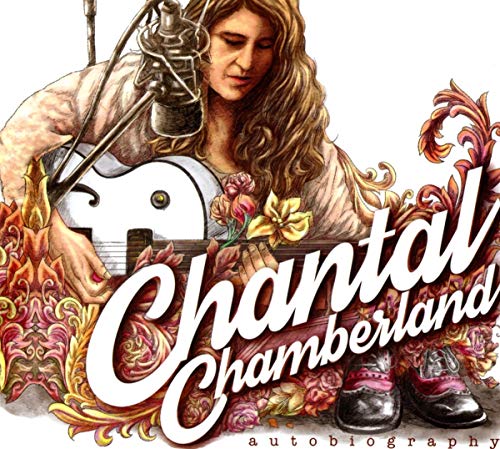 CD cover featuring Chantal Chamberland with floral and musical imagery.