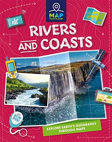 Book cover featuring rivers, coasts, maps, and navigation tools.