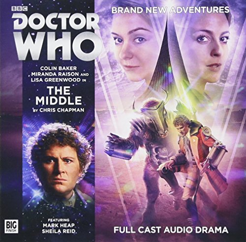 Doctor Who audio drama cover featuring characters and a robotic figure.