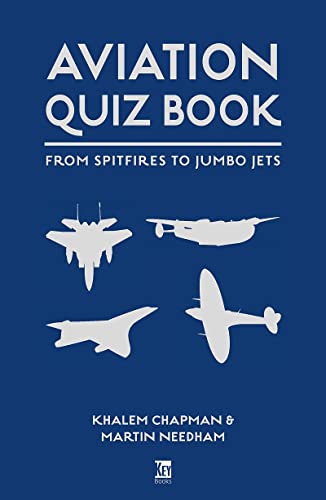 Book cover: "Aviation Quiz Book" with silhouettes of various aircraft.