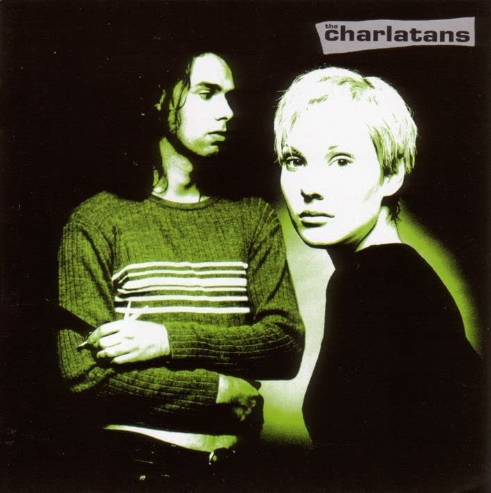 CD cover for The Charlatans’ “Up To Our Hips” featuring two people.