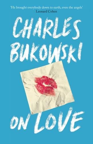 Book cover with blue background, white text, and a crumpled napkin with red lipstick kiss.