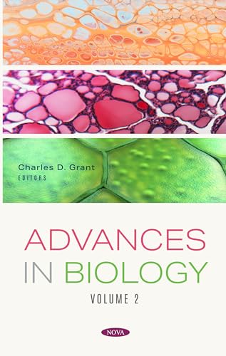 Book cover: "Advances in Biology, Volume 2" with microscopic images.