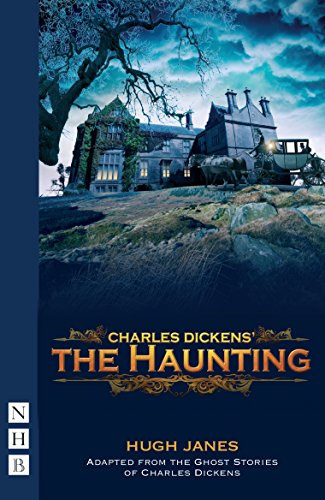 Book cover featuring a dark manor, horse-drawn carriage, and title The Haunting.