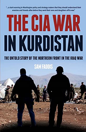 Book cover: "The CIA War in Kurdistan" with silhouetted figures and mountains.