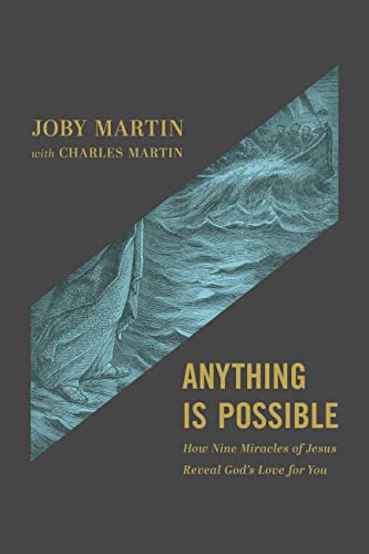 Book cover: "Anything Is Possible" with image of Jesus calming the storm.