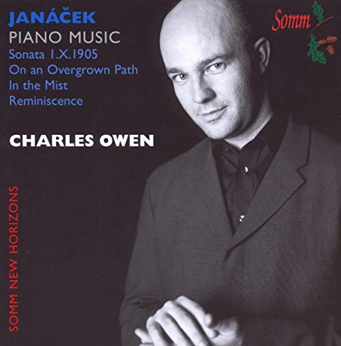 CD cover featuring portrait of pianist Charles Owen, with text details.