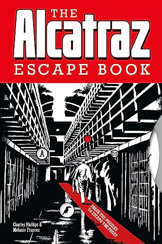 Red book cover depicting Alcatraz prison hallway with a figure walking away.