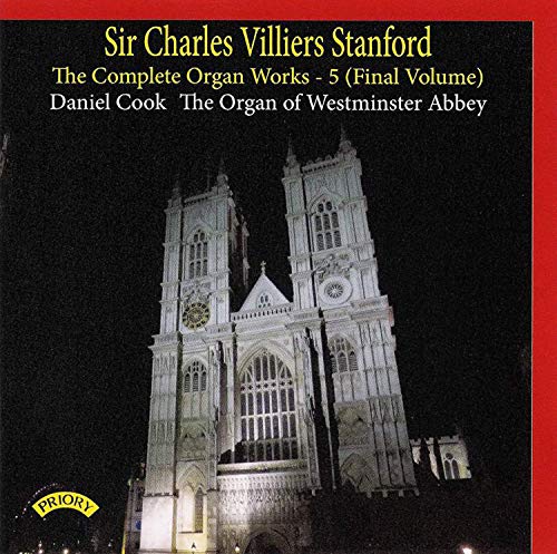 CD cover featuring Westminster Abbey at night, with text details.