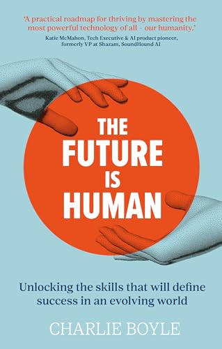 Book cover with orange circle and hands on light blue background, white and black text.